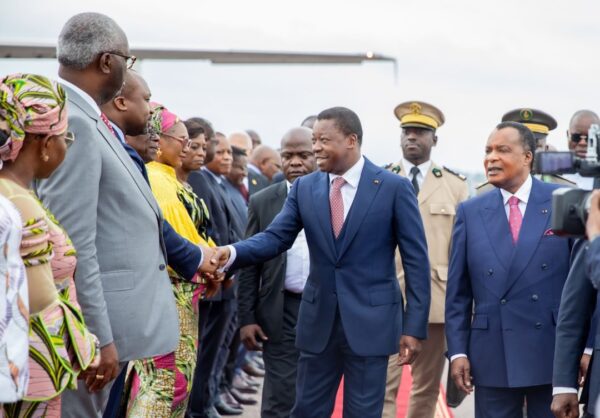 Togo:  Faure Gnassingbé en visite de travail et d’amitié au Congo Brazzaville