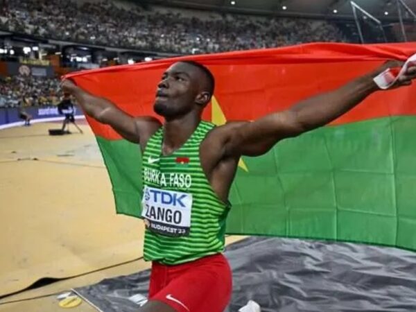 Athlétisme: Le Burkinabè Hugues Fabrice Zango, médaillé d’or à Glasgow