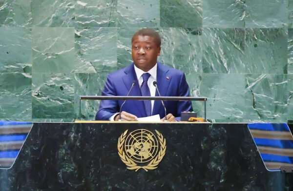 Togo : La plaidoirie du Président Faure Gnassingbé à l’ONU.